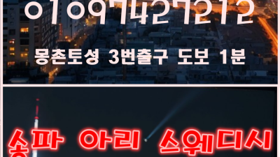 ❤️❤️송파 1인샵 아리 스웨디시 !! 전원20대 한국인 관리사!! 내상제로!!❤️❤️